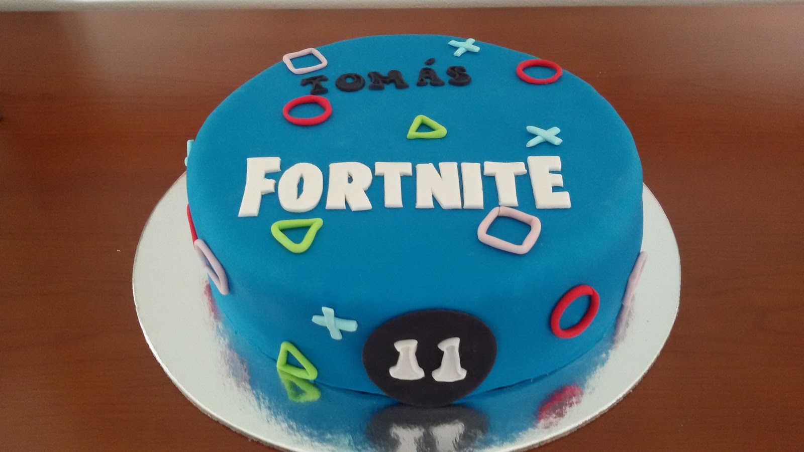 festa fortnite Bolo Decorado