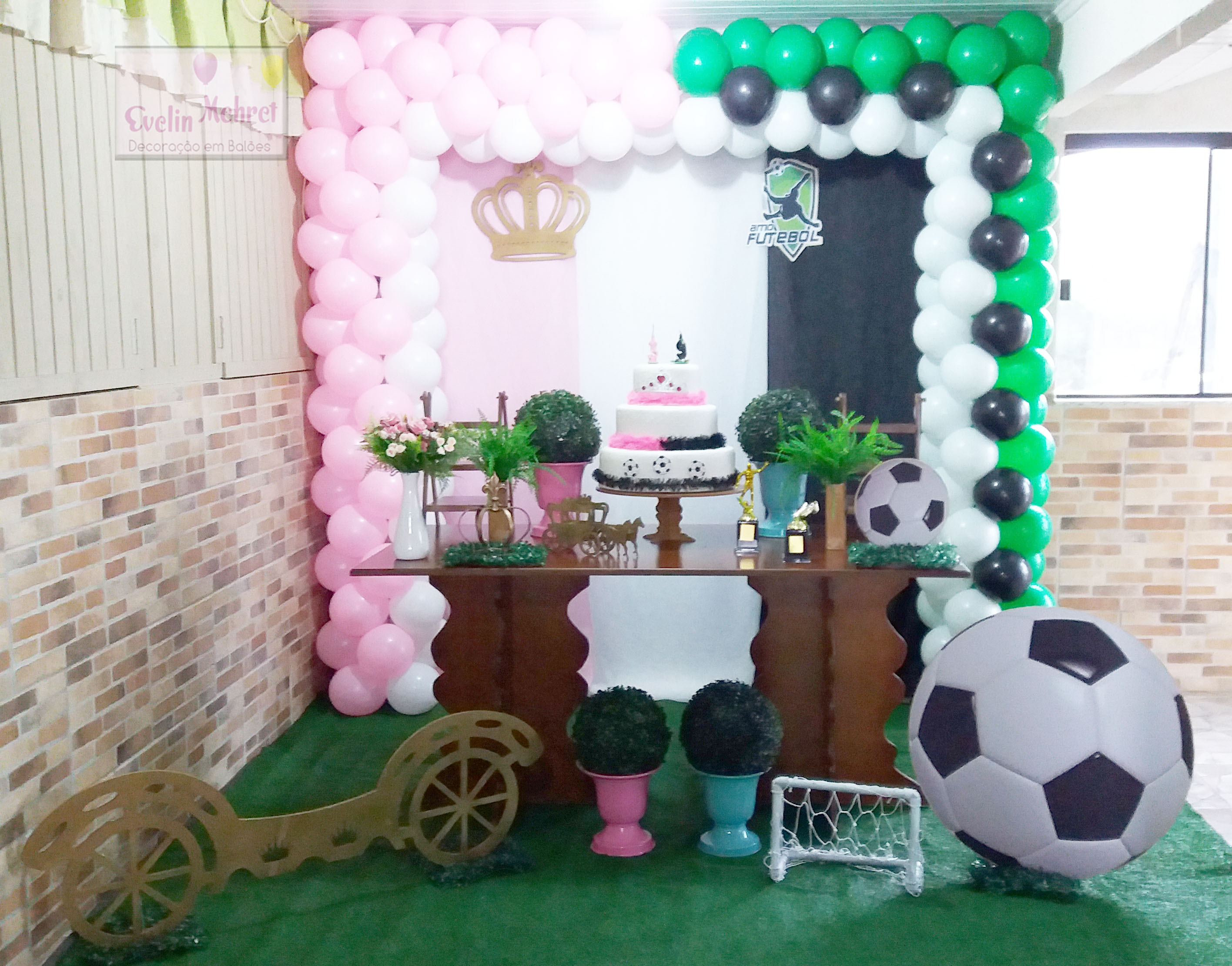 festa futebol Feminina