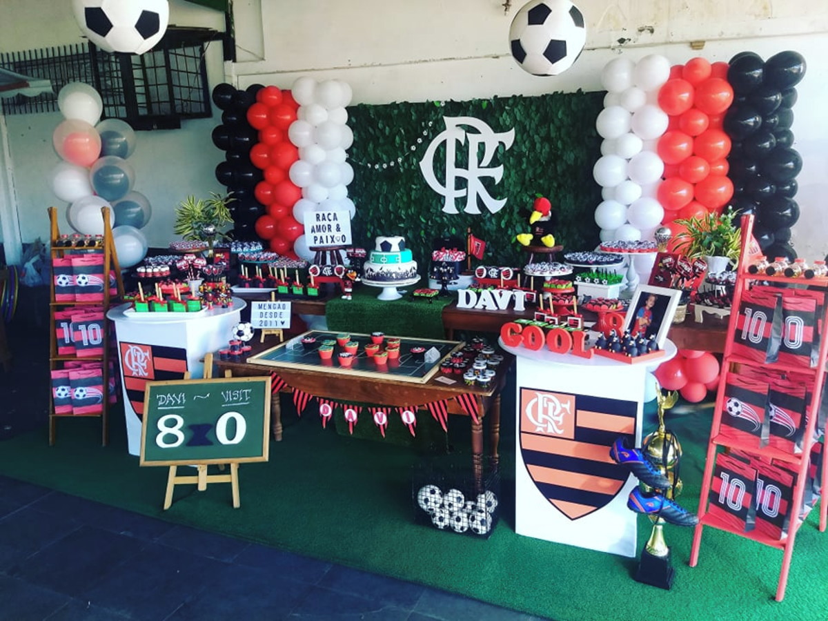 festa futebol Flamengo