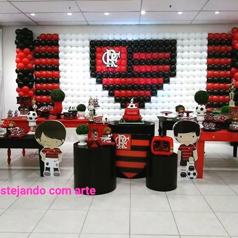 festa futebol Flamengo