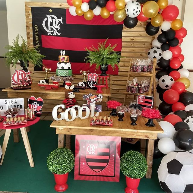 festa futebol Flamengo