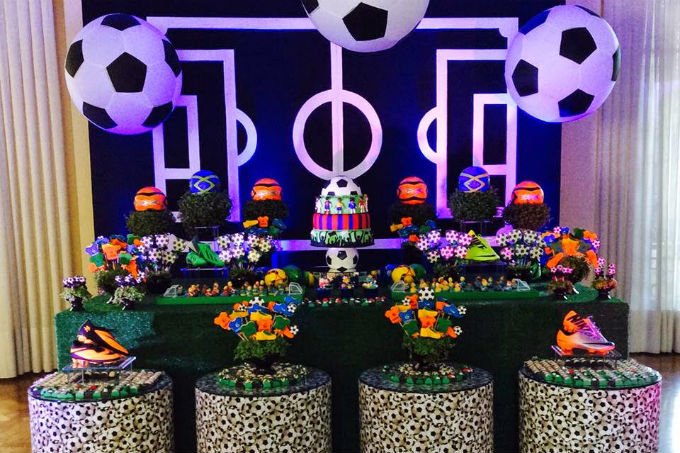 festa futebol Infantil