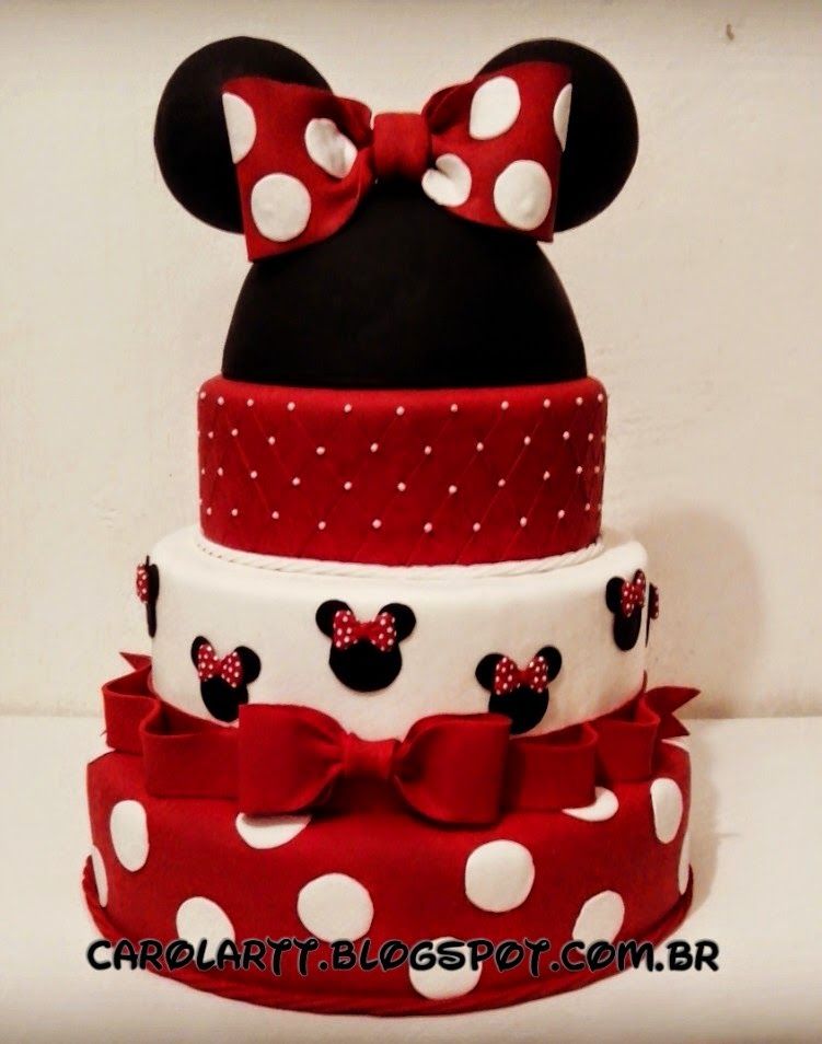 festa minnie Bolo