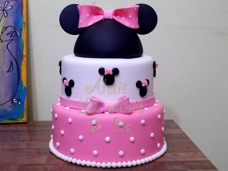 festa minnie Bolo