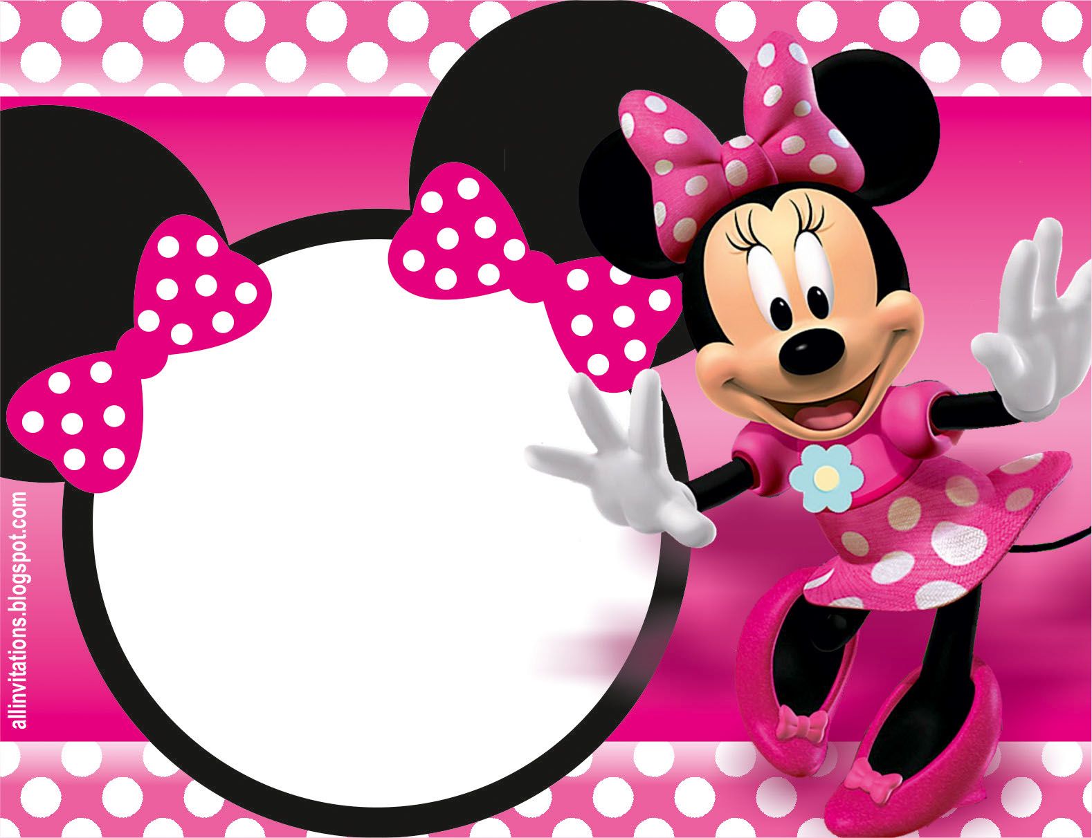 festa minnie Convite