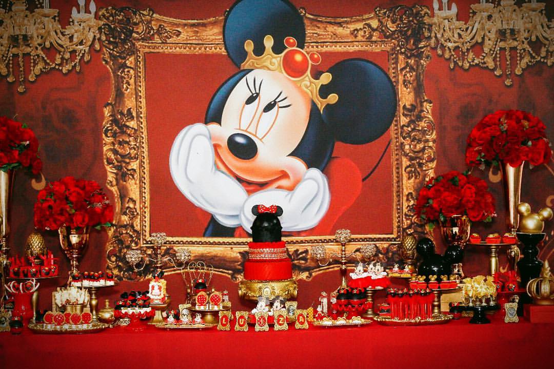 festa minnie Luxo