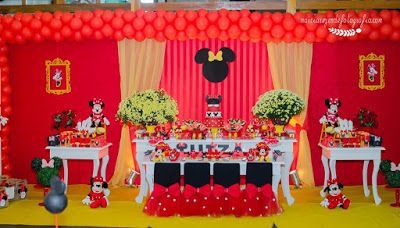 festa minnie Luxo