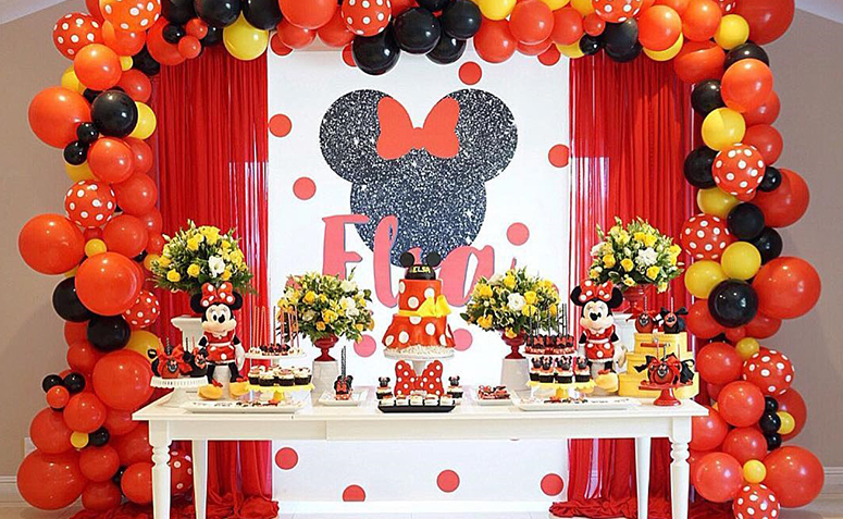 festa minnie Luxo