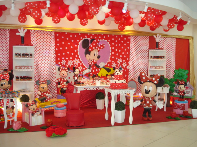 festa minnie Luxo