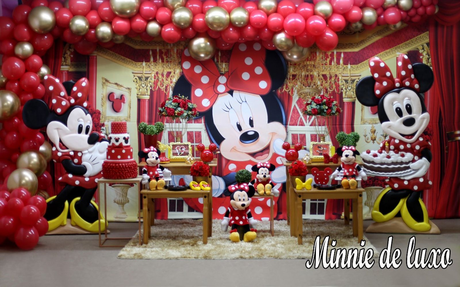 festa minnie Luxo