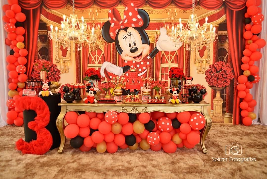 festa minnie Luxo