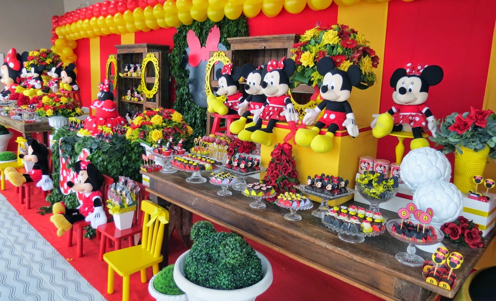 festa minnie Luxo