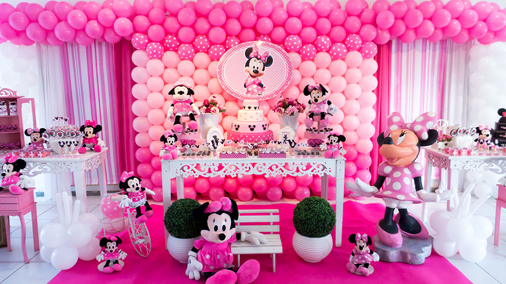 festa minnie Rosa