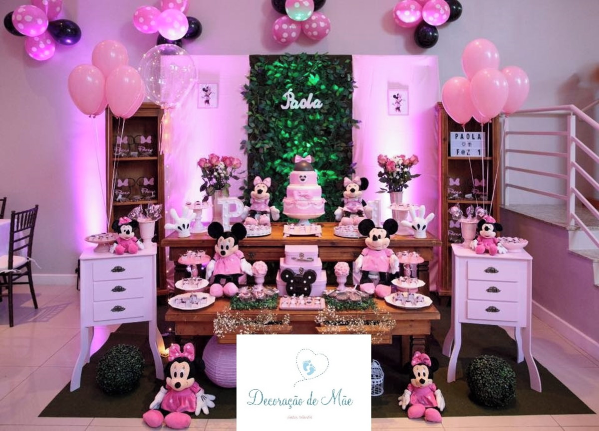 festa minnie Rosa