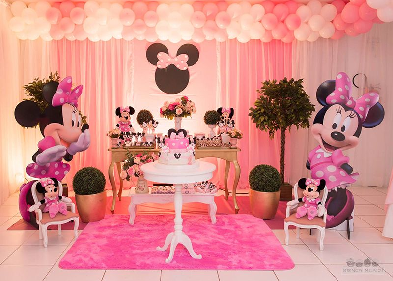 festa minnie Rosa