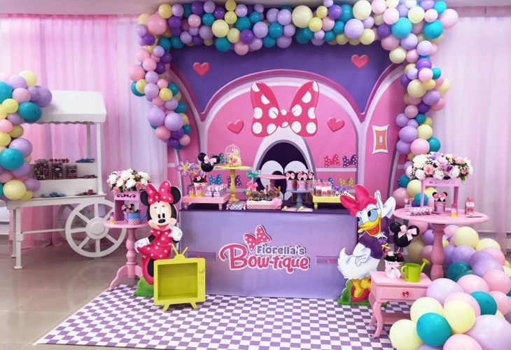 festa minnie Rosa