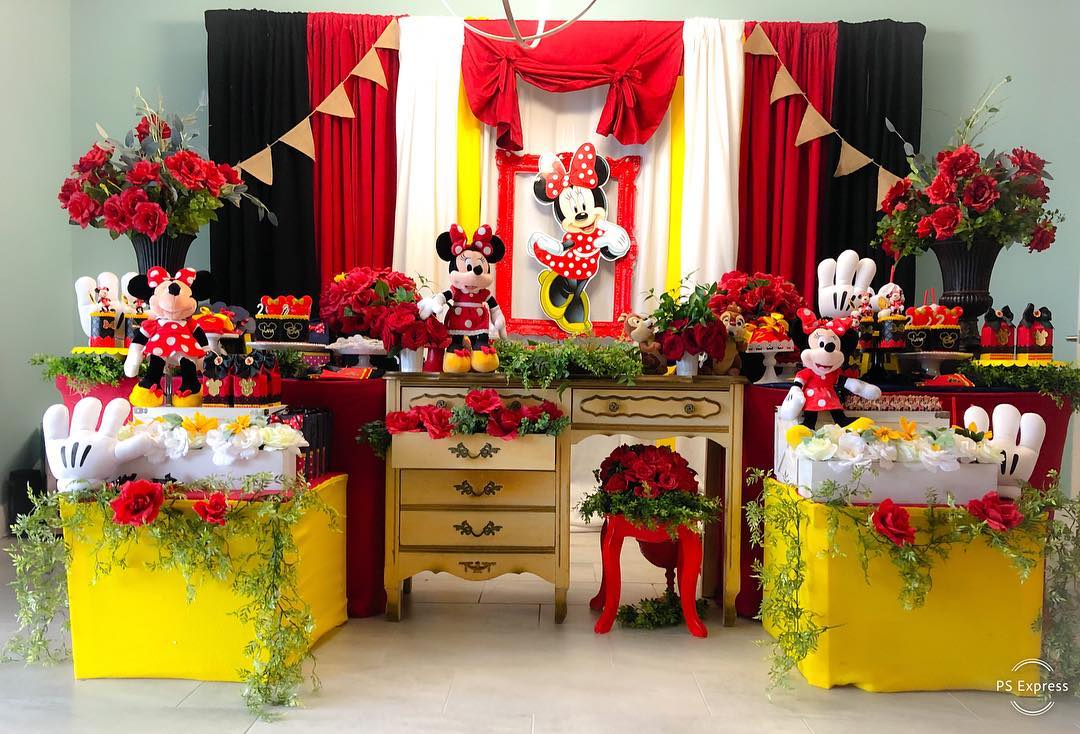 festa minnie Vermelha