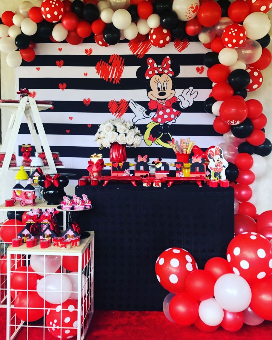 festa minnie Vermelha