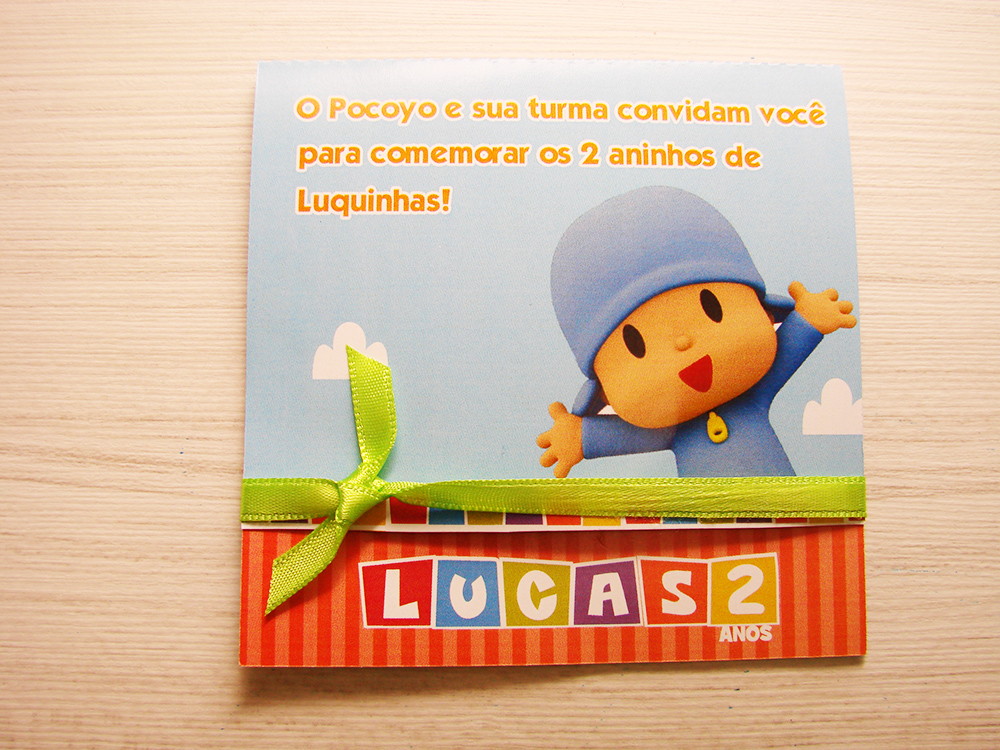 Festa Pocoyo Convite