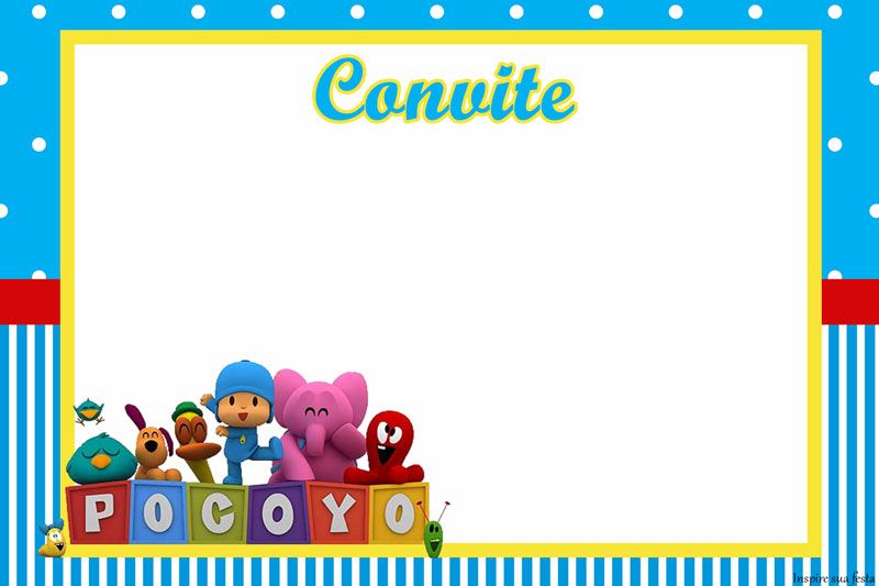 Festa Pocoyo Convite