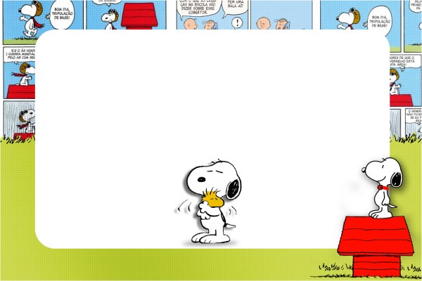 festa do snoopy Convite