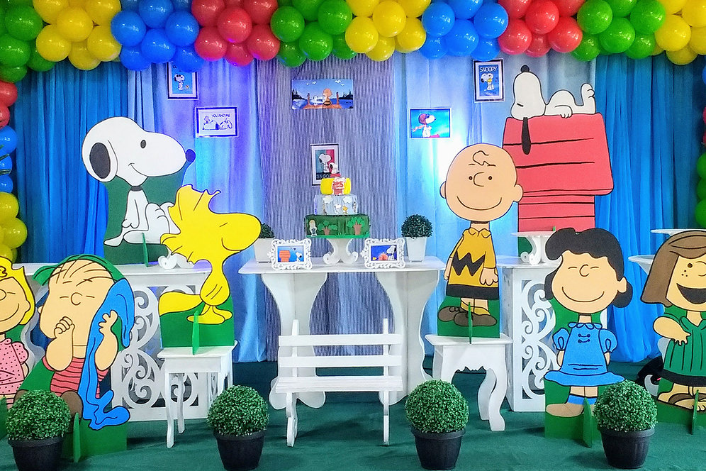 festa do snoopy E Charlie Brown