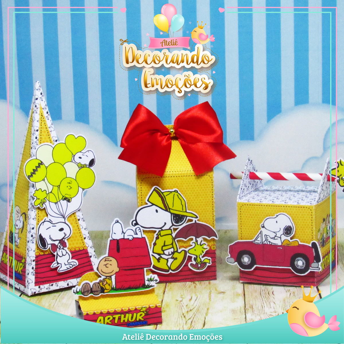 festa do snoopy Lembrancinhas