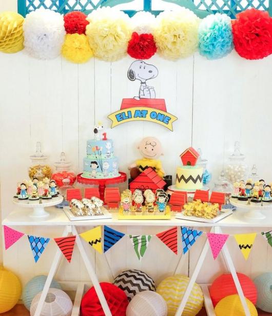 festa do snoopy Simples