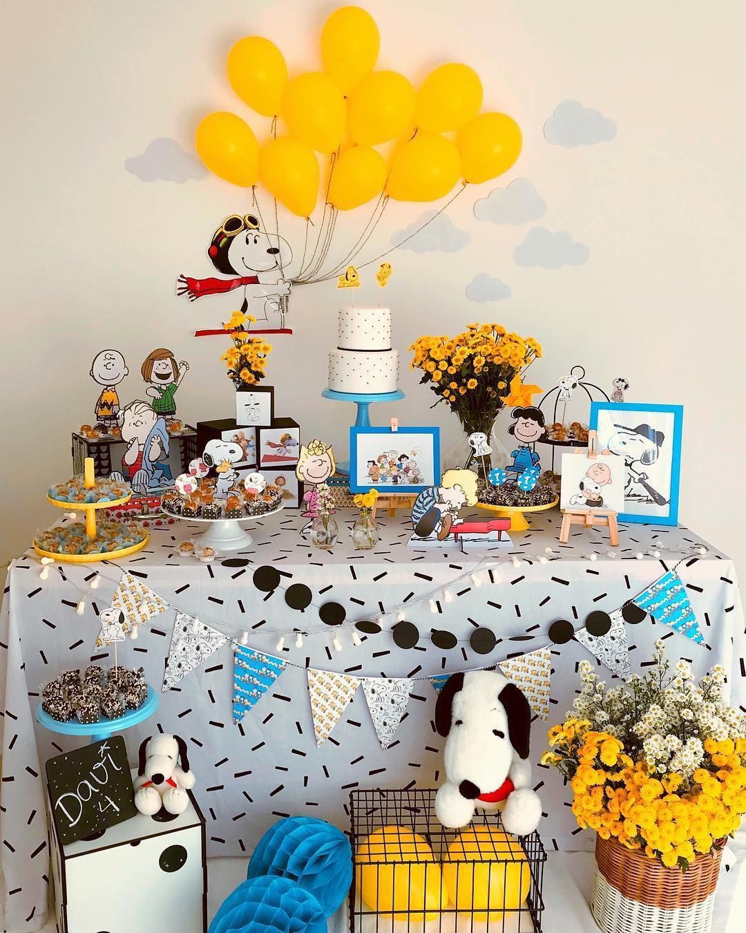 festa do snoopy Simples