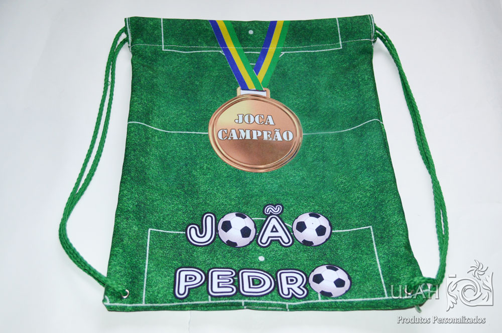  lembrancinha futebol Mochila