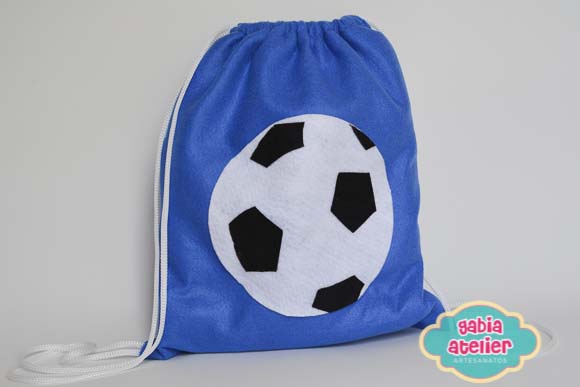  lembrancinha futebol Mochila