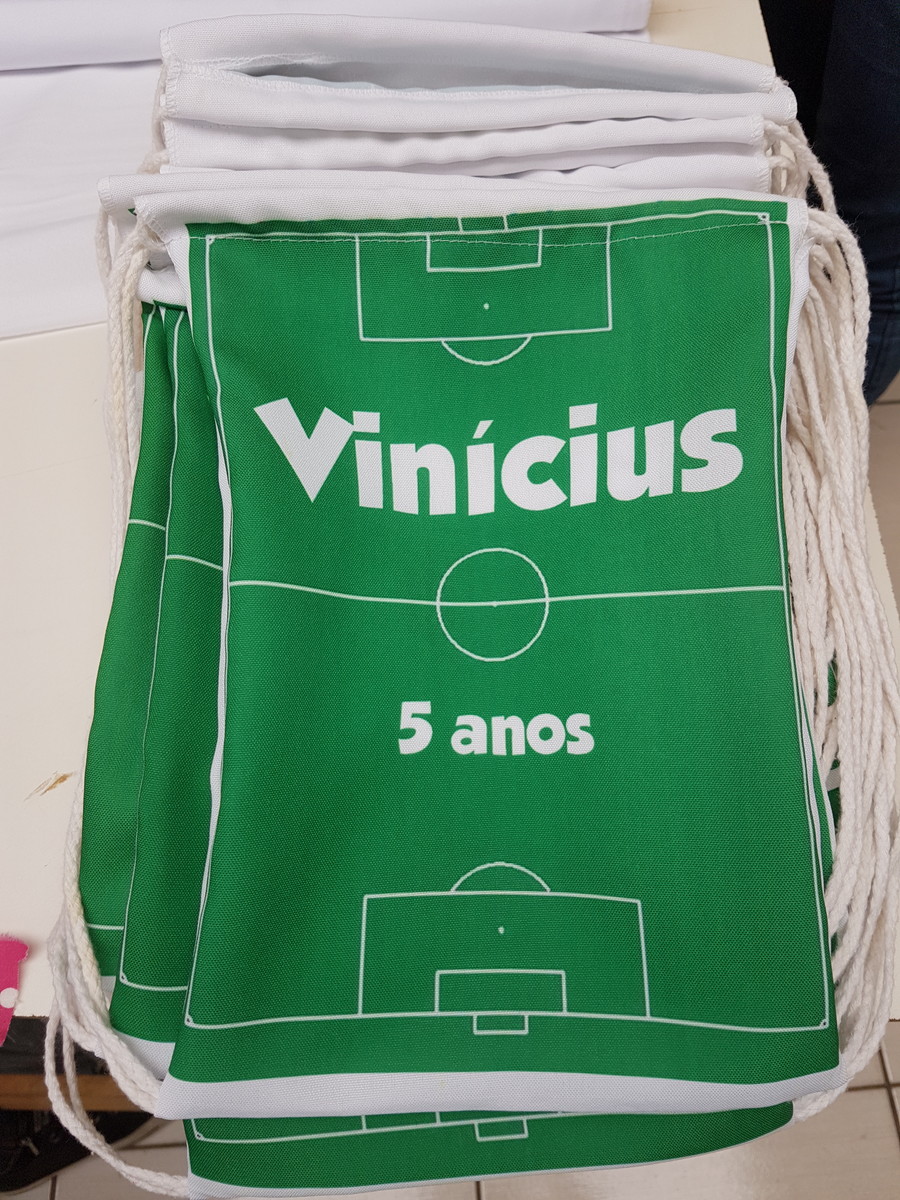  lembrancinha futebol Mochila