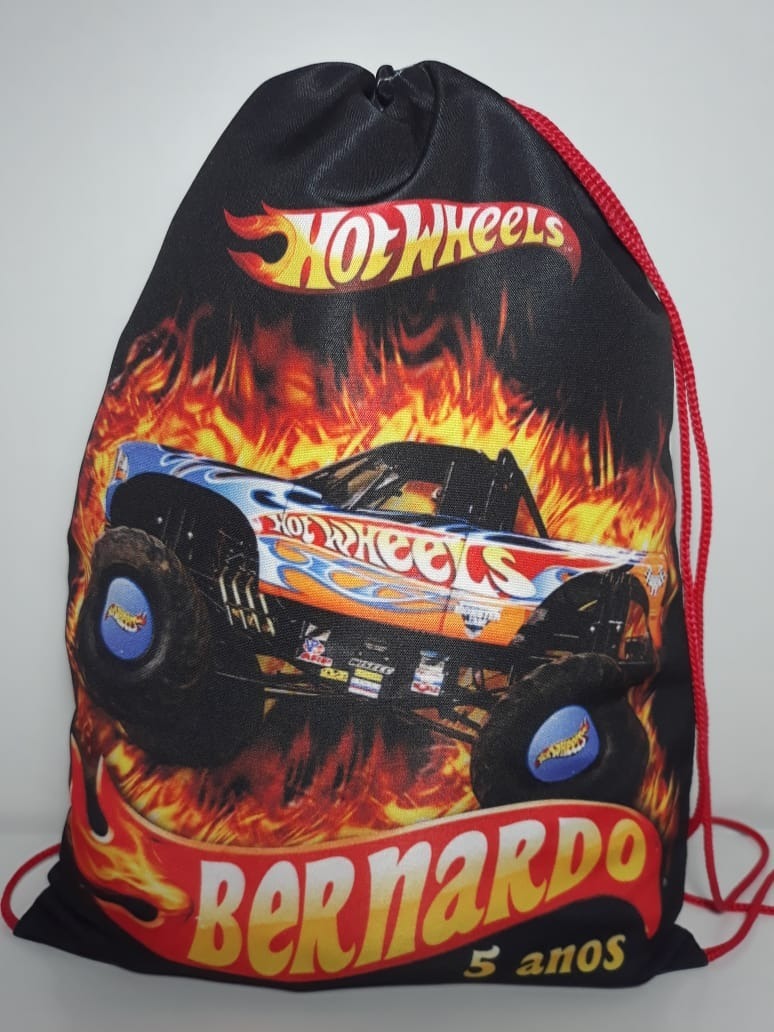 Lembrancinha Hot Wheels Mochila