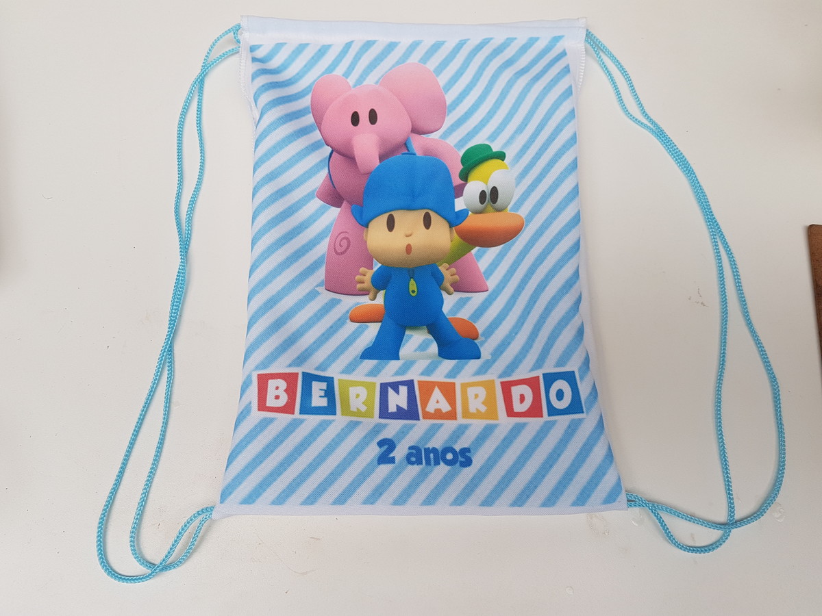 lembrancinha pocoyo Mochila