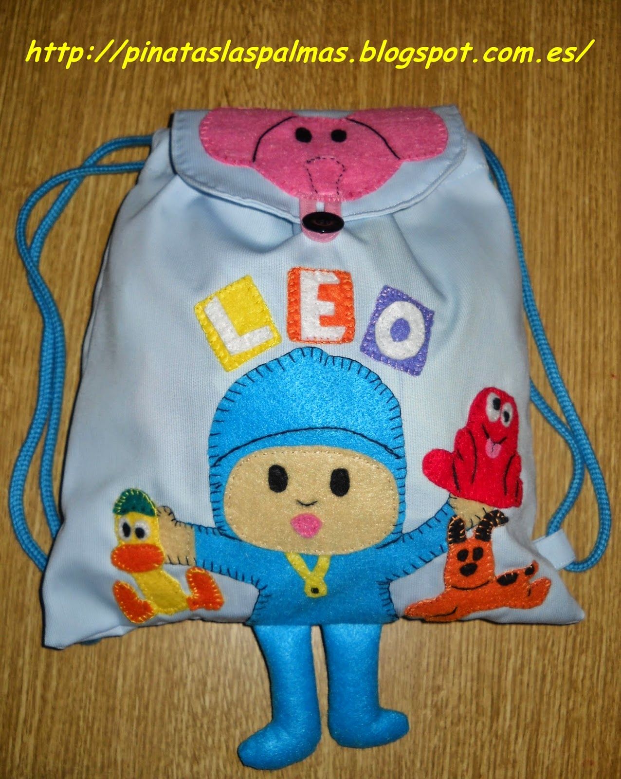 lembrancinha pocoyo Mochila