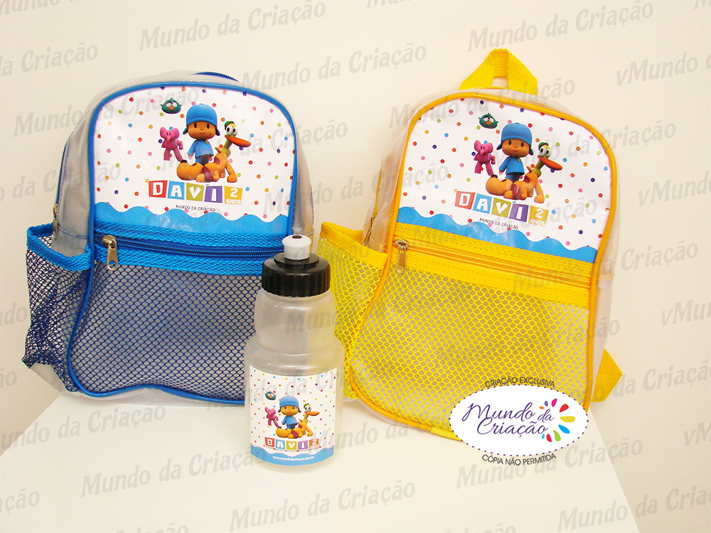 lembrancinha pocoyo Mochila