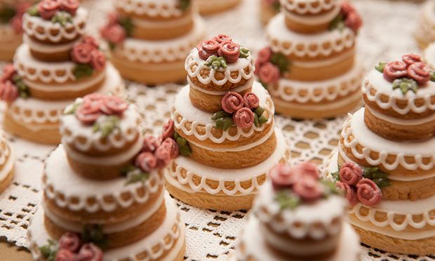 mini bolo decorado Para Casamento