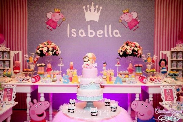 Festa Peppa Pig Princesa