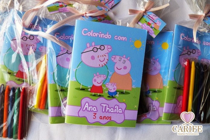 Festa Peppa Pig Lembrancinhas