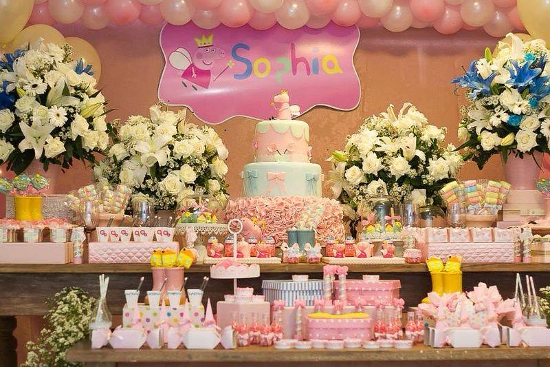 Festa Peppa Pig Princesa