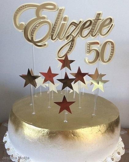 bolo 50 anos Topo