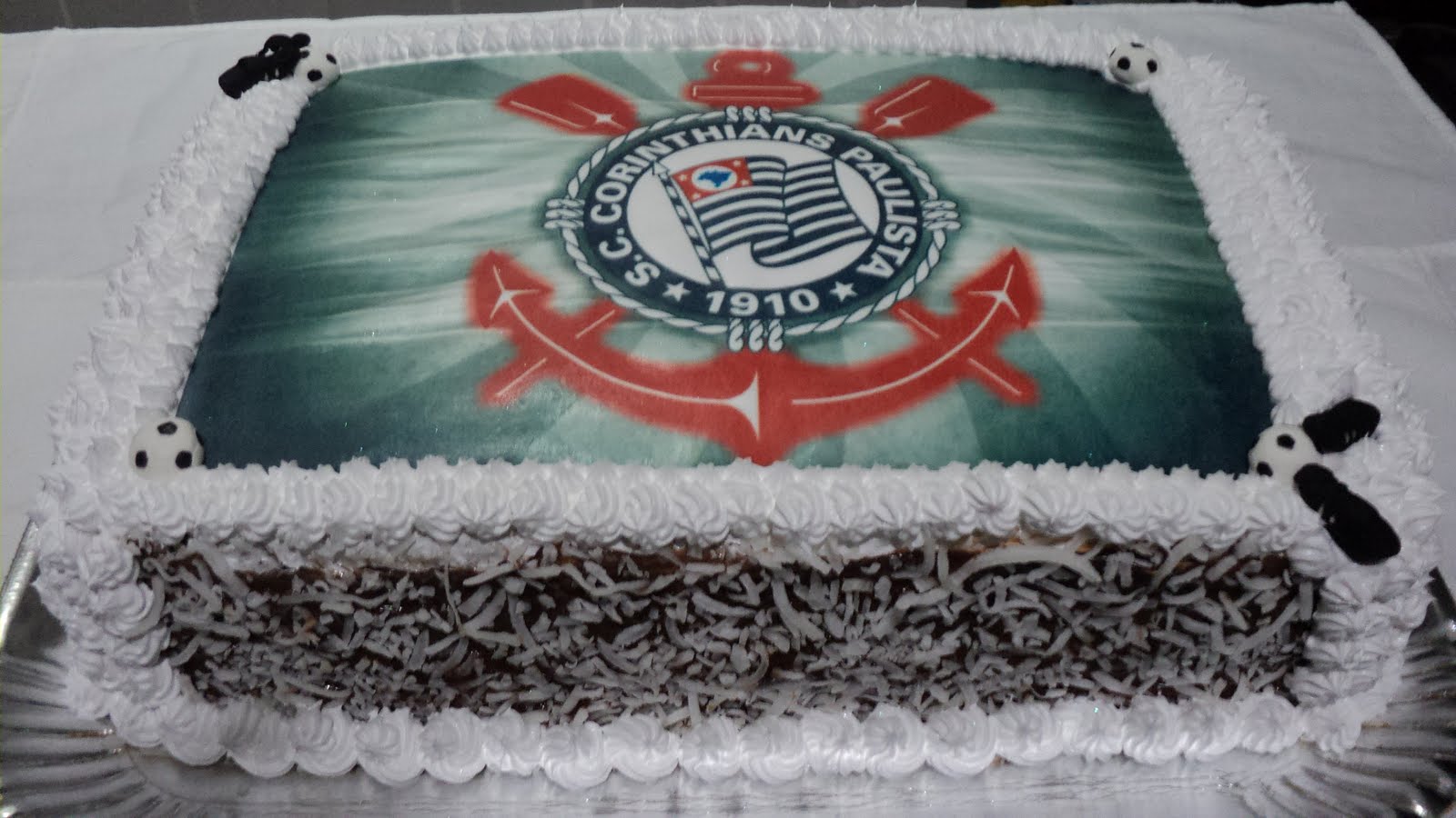 Bolo Com Papel Arroz Do Corinthians