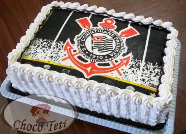 Bolo Com Papel Arroz Do Corinthians