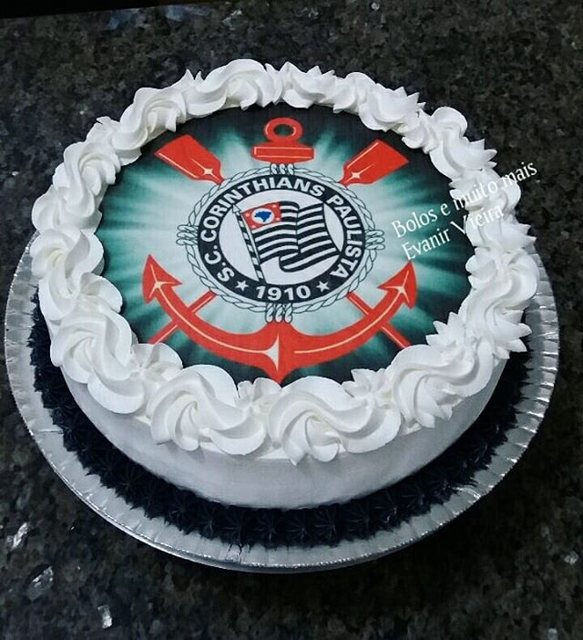 Bolo Com Papel Arroz Do Corinthians