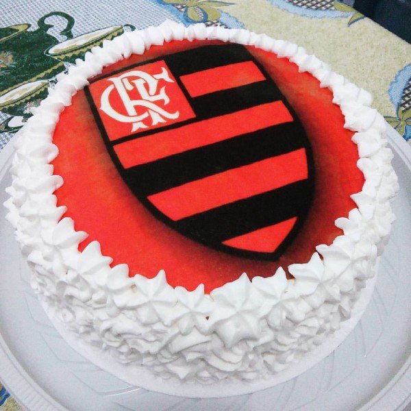 Bolo Com Papel Arroz Do Flamengo