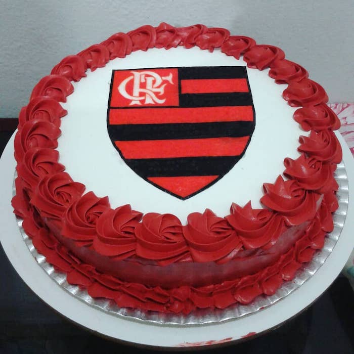 Bolo Com Papel Arroz Do Flamengo