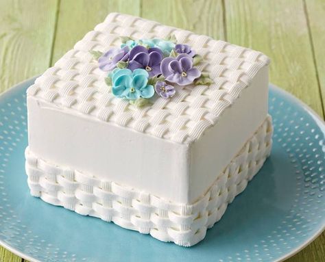 bolo de casamento quadrado Simples