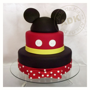 Bolo Fake Mickey E Minnie