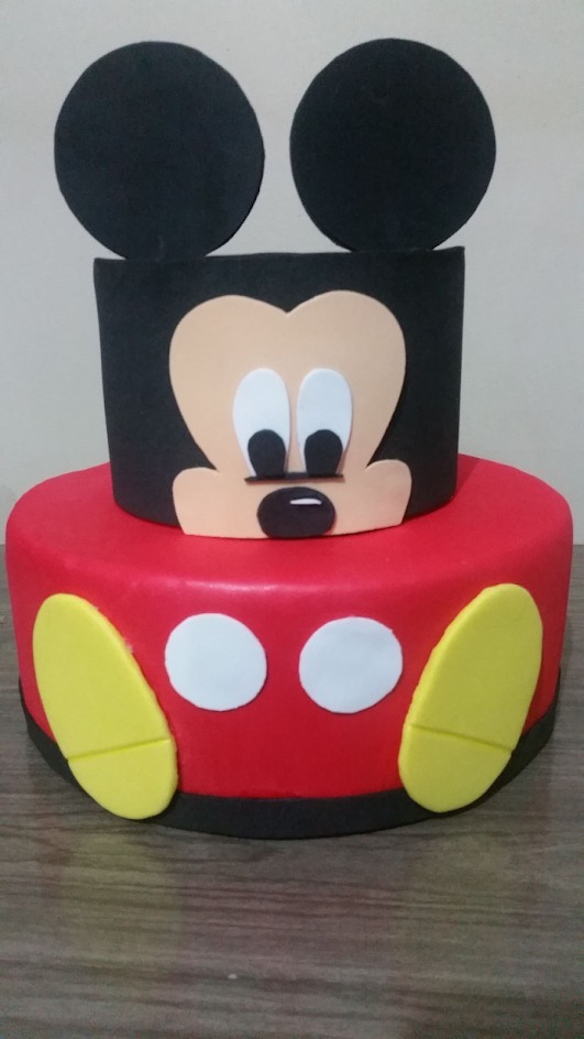 Bolo Fake Mickey Simples