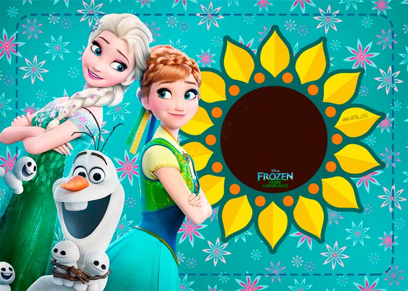 convite frozen Fever